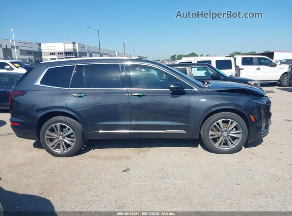 1GYKPDRS1MZ126606 2021 CADILLAC XT6 Black Widok wnętrza z tyłu