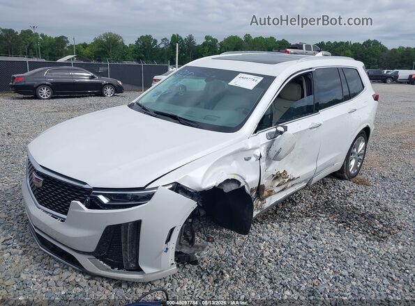 1GYKPDRS4SZ112616 2025 CADILLAC XT6 Белый Передняя левая четверть