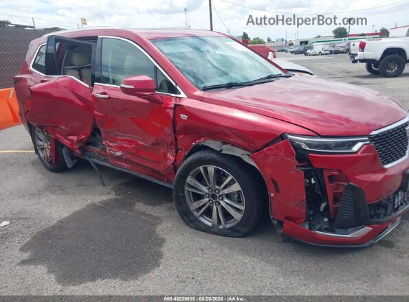 1GYKPDRS6MZ206015 2021 CADILLAC XT6 Red Դիմացի տեսք
