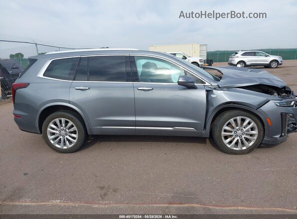1GYKPDRS7LZ134028 2020 CADILLAC XT6 Gray უკანა სალონის ხედი
