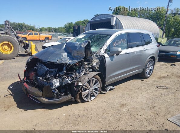 1GYKPDRS8SZ129306 2025 CADILLAC XT6 Gray Vista tres cuartos delantera izquierda