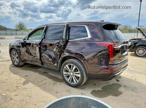 1GYKPFRS3MZ100097 2021 CADILLAC XT6 Темно-бордовый Задняя левая четверть