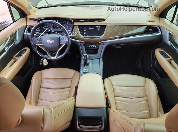 1GYKPFRS3MZ100097 2021 CADILLAC XT6 Темно-бордовый Вид панели приборов