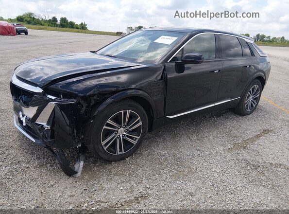 1GYKPRRL9RZ126902 2024 CADILLAC OTHER Black წინა მარცხენა ხედი სამი მეოთხედიდან