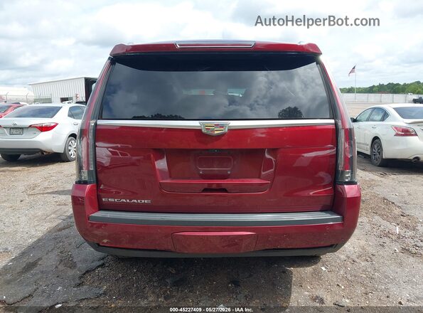 1GYS3BKJ0JR221493 2018 CADILLAC ESCALADE Red 