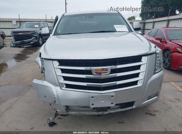 1GYS3CKJ6KR109496 2019 CADILLAC ESCALADE Silver Widok wnętrza z tyłu