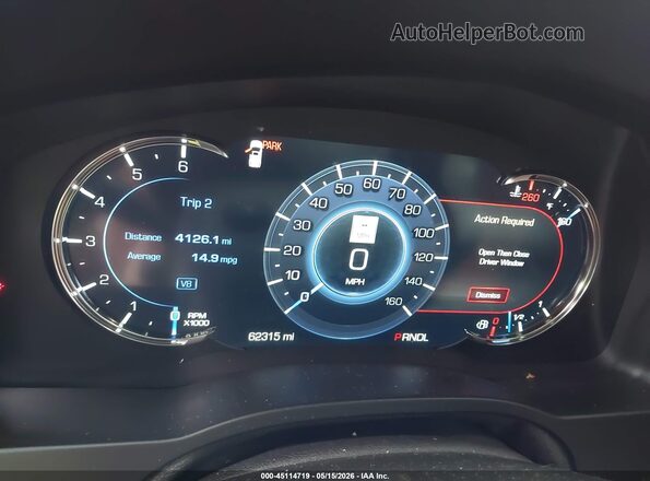 1GYS4BKJ2LR217896 2020 CADILLAC ESCALADE Черный Вид задних сидений