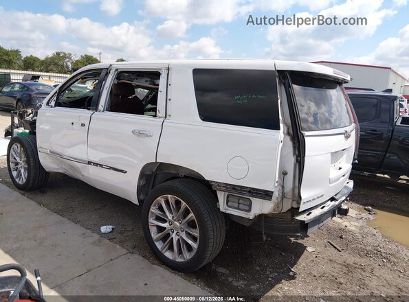 1GYS4BKJ4JR135858 2018 CADILLAC ESCALADE White Tył lewy