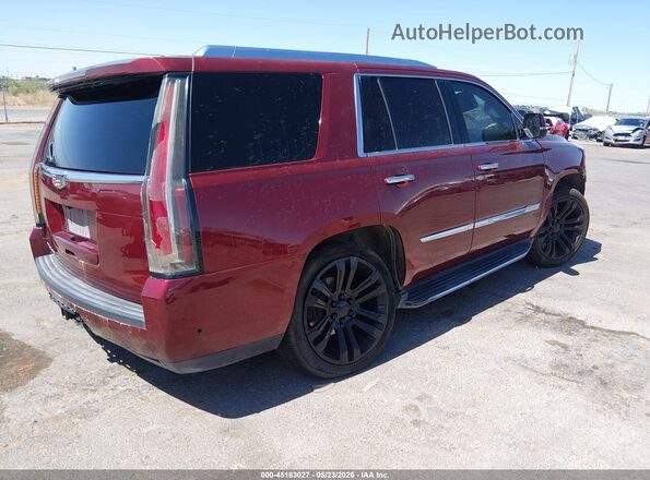 1GYS4BKJ7JR144683 2018 CADILLAC ESCALADE Red Задня права чверть