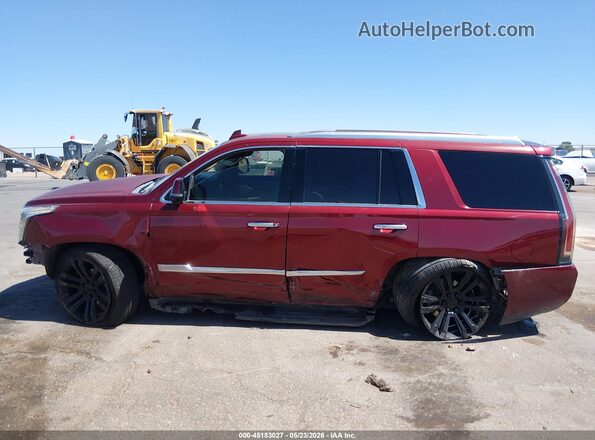 1GYS4BKJ7JR144683 2018 CADILLAC ESCALADE Red Панорамний вид салону 360°