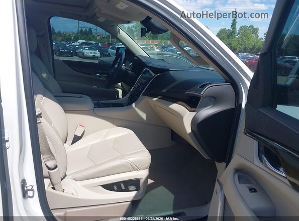 1GYS4BKJ7LR304094 2020 CADILLAC ESCALADE White Widok wnętrza z przodu