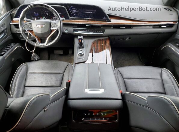 1GYS4BKLXPR403354 2023 CADILLAC ESCALADE Silver წინა პანელის ხედი