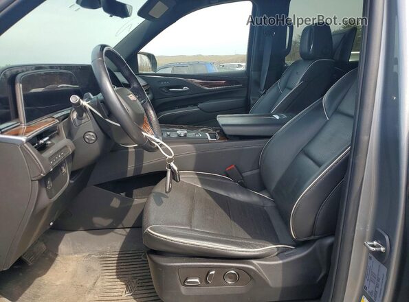 1GYS4BKLXPR403354 2023 CADILLAC ESCALADE Silver წინა სალონის ხედი