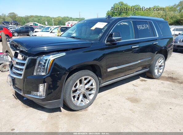 1GYS4CKJ8HR297668 2017 CADILLAC ESCALADE Black Front left