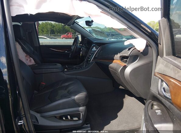 1GYS4CKJ9LR226326 2020 CADILLAC ESCALADE Black Widok wnętrza z przodu