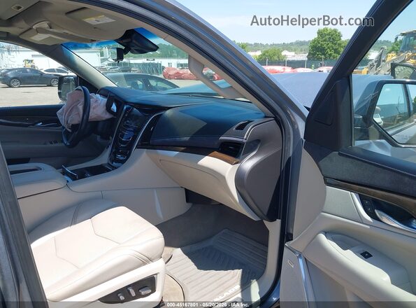 1GYS4HKJ7KR203140 2019 CADILLAC ESCALADE Silver Vista interior delantera