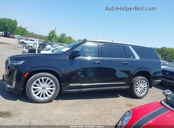 1GYS4JKL7PR162797 2023 CADILLAC ESCALADE Black სალონის 360-გრადუსიანი ხედი