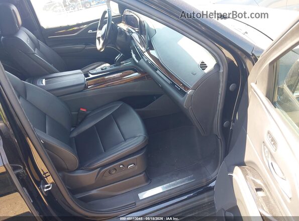 1GYS4JKL7PR162797 2023 CADILLAC ESCALADE Black წინა სალონის ხედი
