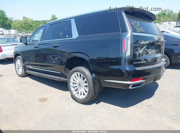1GYS4JKL7PR162797 2023 CADILLAC ESCALADE Black უკანა მარცხენა