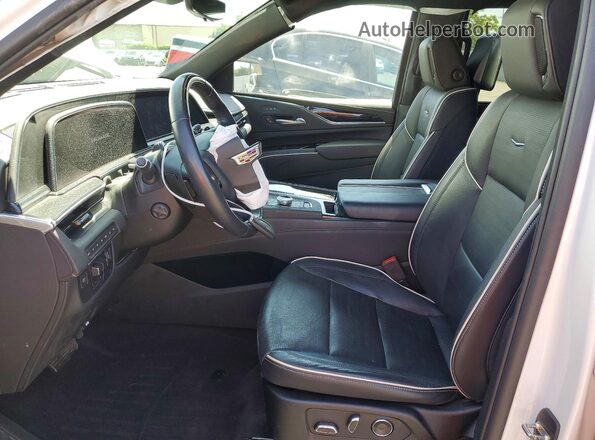 1GYS4PKL5PR553692 2023 CADILLAC ESCALADE White Vista interior delantera