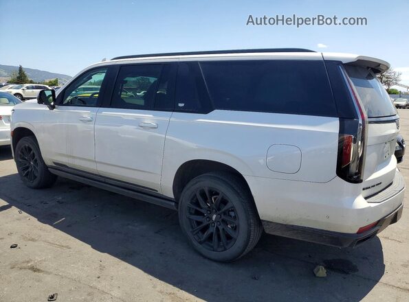 1GYS4PKL5PR553692 2023 CADILLAC ESCALADE White Trasero izquierdo