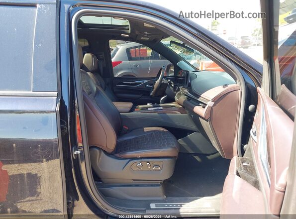 1GYS4RKL2MR439320 2021 CADILLAC ESCALADE Черный Вид салона спереди