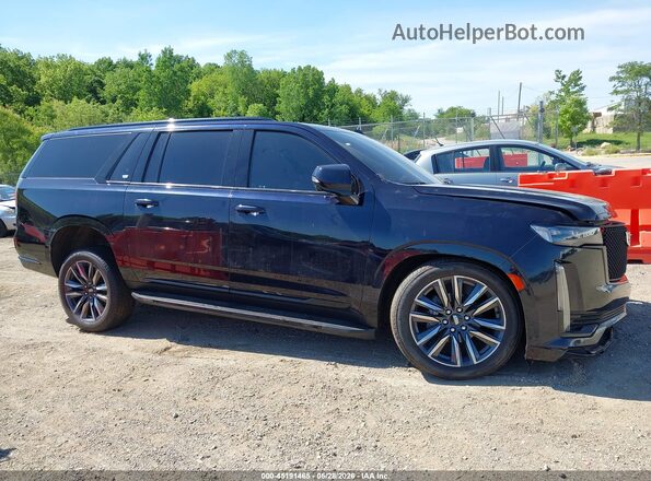 1GYS4RKL2MR439320 2021 CADILLAC ESCALADE Черный Вид задней части салона