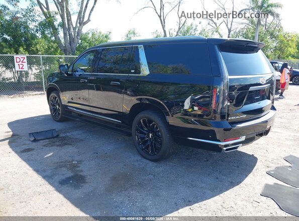 1GYS9LRL5SR330982 2025 CADILLAC ESCALADE Black Trasero izquierdo