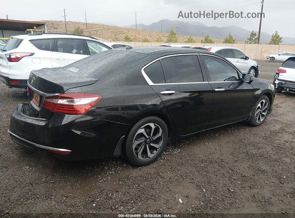 1HGCR2F02GA040625 2016 HONDA ACCORD Black Tył prawy