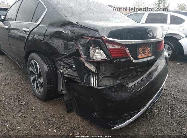 1HGCR2F02GA040625 2016 HONDA ACCORD Black Widok z przodu