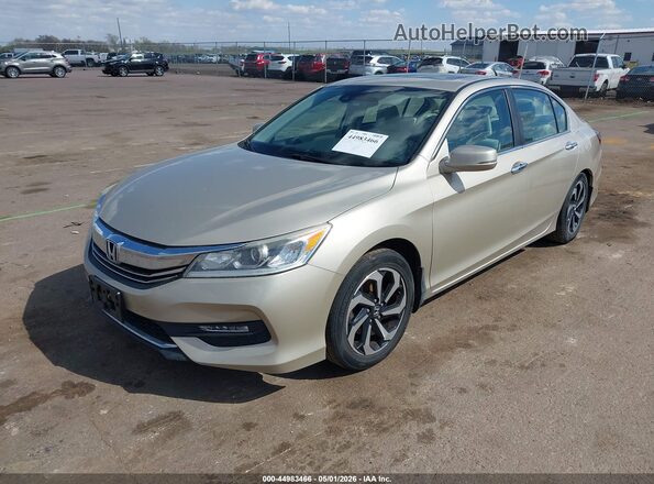 1HGCR2F04HA087785 2017 HONDA ACCORD Beige Front left