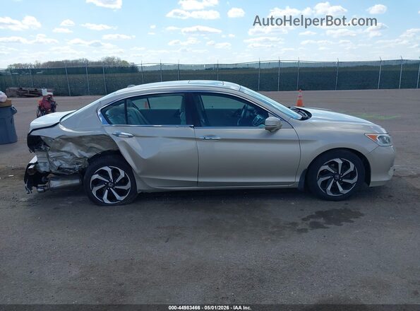 1HGCR2F04HA087785 2017 HONDA ACCORD Beige Rear interior view