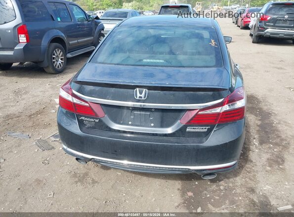 1HGCR2F10HA182000 2017 HONDA ACCORD Черный 