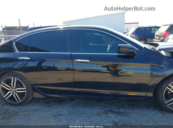 1HGCR2F12HA014164 2017 HONDA ACCORD Black Vista interior trasera