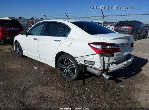 1HGCR2F13HA009426 2017 HONDA ACCORD White Задня ліва чверть