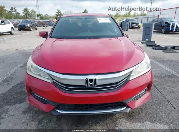 1HGCR2F13HA070811 2017 HONDA ACCORD Red Vista del cuadro de instrumentos