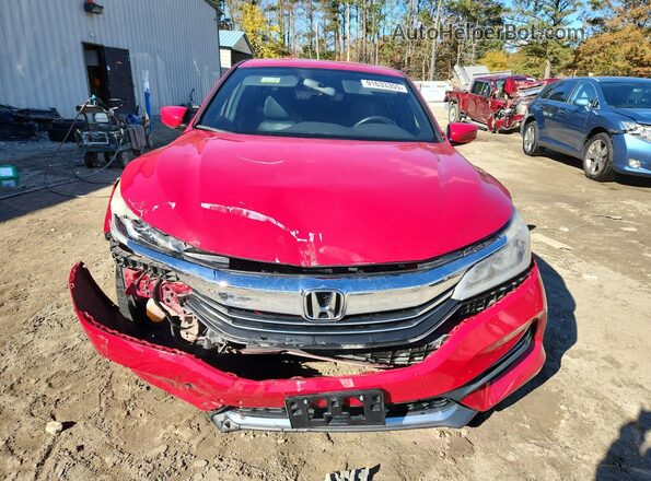 1HGCR2F16HA087070 2017 HONDA ACCORD Red წინა ხედი