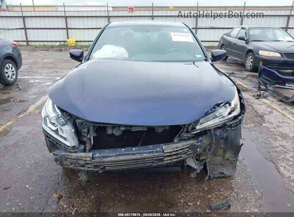 1HGCR2F17HA202985 2017 HONDA ACCORD Blue Widok zestawu wskaźników