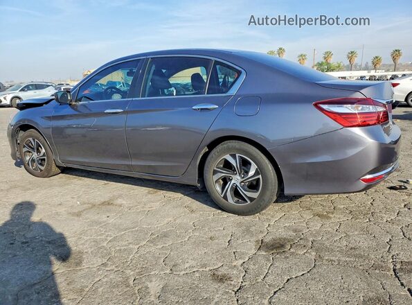 1HGCR2F30HA104513 2017 HONDA ACCORD Gray Trasero izquierdo