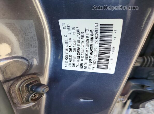 1HGCR2F31GA068975 2016 HONDA ACCORD Charcoal 