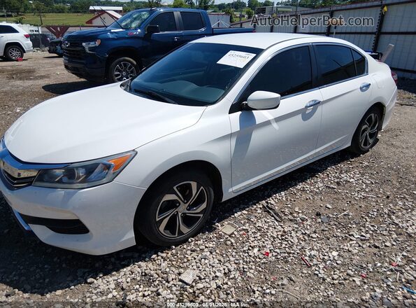 1HGCR2F32GA156644 2016 HONDA ACCORD White Առջևի ձախ երեք քառորդ տեսարան