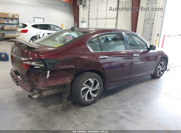 1HGCR2F33GA178152 2016 HONDA ACCORD Red უკანა მარჯვენა