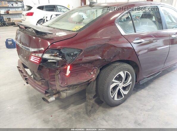 1HGCR2F33GA178152 2016 HONDA ACCORD Red წინა ხედი