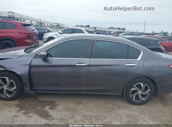 1HGCR2F36HA302013 2017 HONDA ACCORD Gray Вид задньої частини салону
