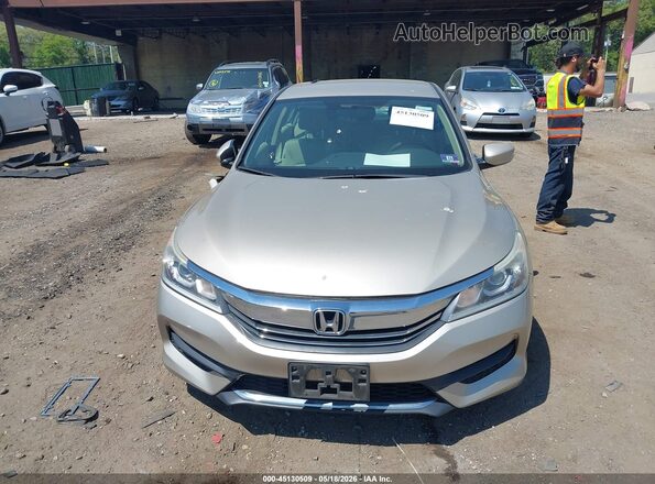 1HGCR2F37GA067281 2016 HONDA ACCORD Beige Widok zestawu wskaźników