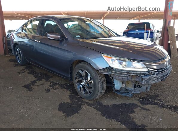 1HGCR2F39GA192511 2016 HONDA ACCORD Gray 