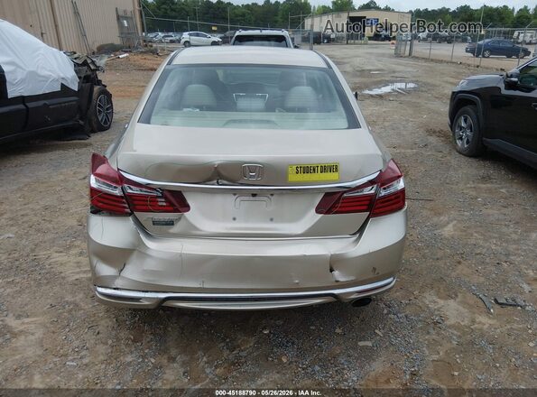 1HGCR2F39GA234661 2016 HONDA ACCORD Gold 
