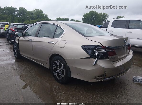 1HGCR2F3XGA023002 2016 HONDA ACCORD Beige უკანა მარცხენა