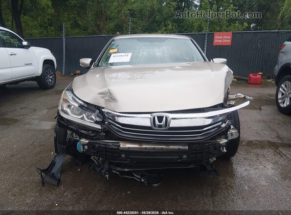 1HGCR2F3XGA023002 2016 HONDA ACCORD Beige ხელსაწყოთა პანელის ხედი