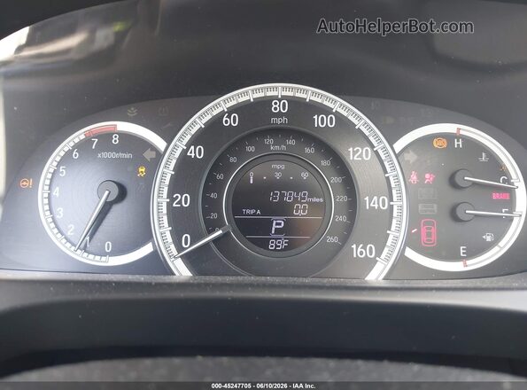 1HGCR2F3XGA023808 2016 HONDA ACCORD White Widok tylnych siedzeń